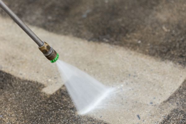 Garage Floor Power Washing in Winchester