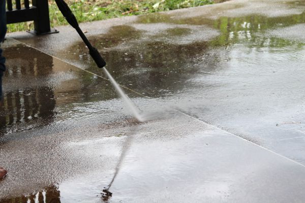 Concrete Deck Cleaning in Winchester