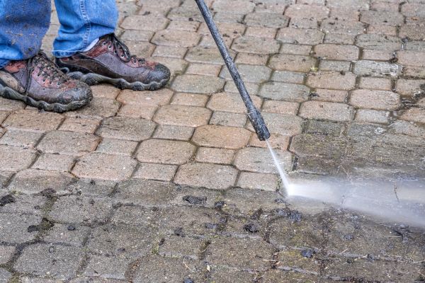 Stone Patio Cleaning in Winchester